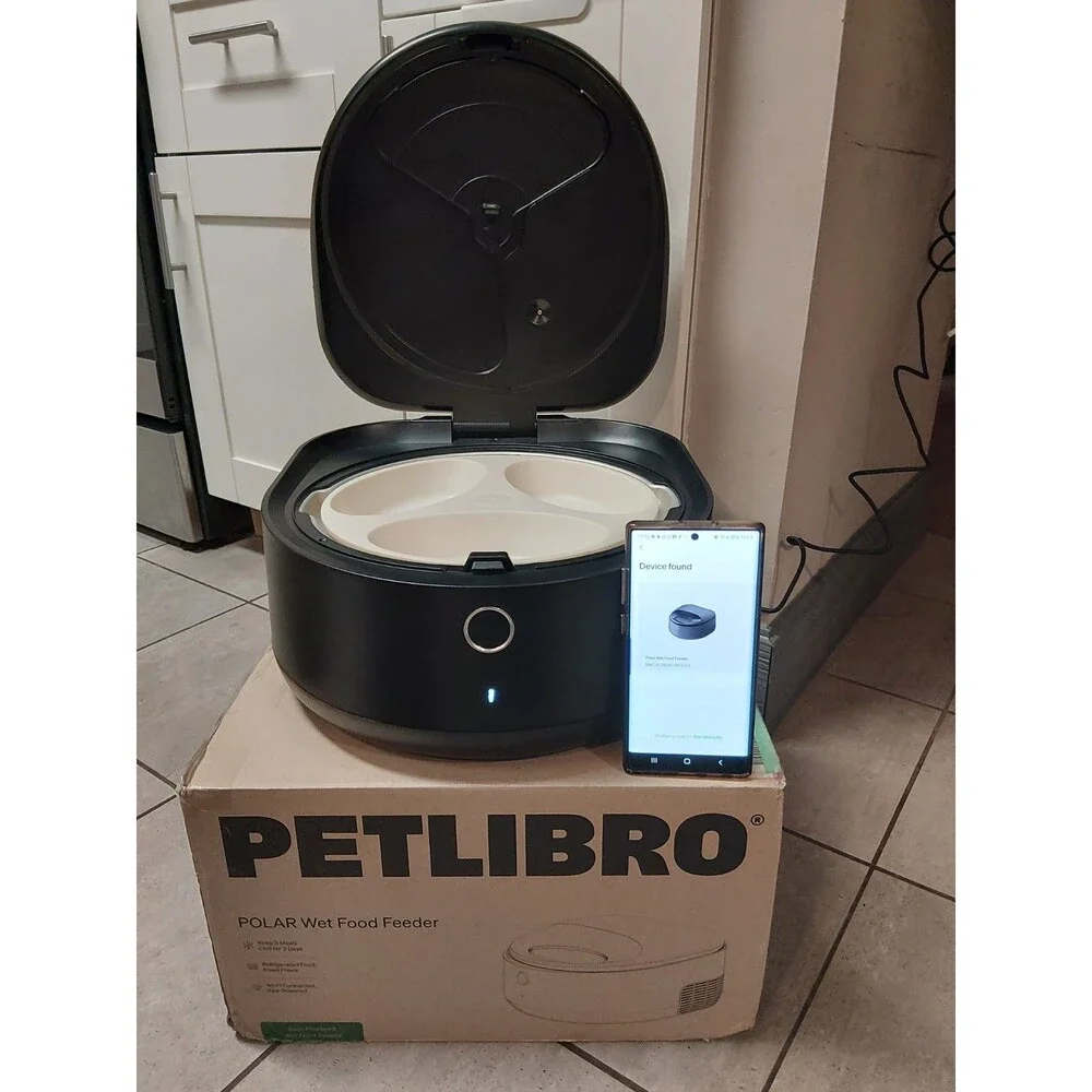 Petlibro Polar Wet Food Pet Feeder PLAF109 With Platic Plate refrigerating, app